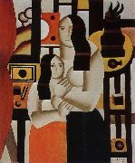 Fernard Leger The woman indoor oil painting